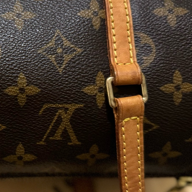 新上架❤️🔥LV Papillon 巴比隆26🤎有塵袋🤎老花圓筒包-54