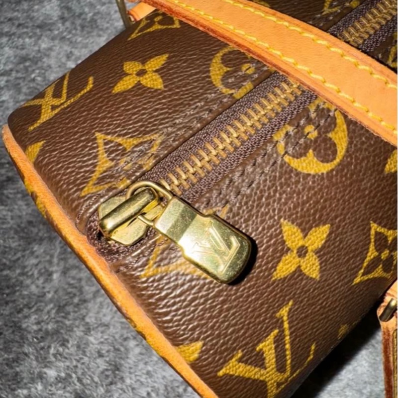 新上架❤️🔥LV Papillon 巴比隆26🤎有塵袋🤎老花圓筒包-34