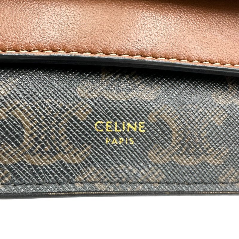 【美收精品】CELINE 老花肩背包 C-142【隔月月中將轉賣至日本 上架期限30天】-7