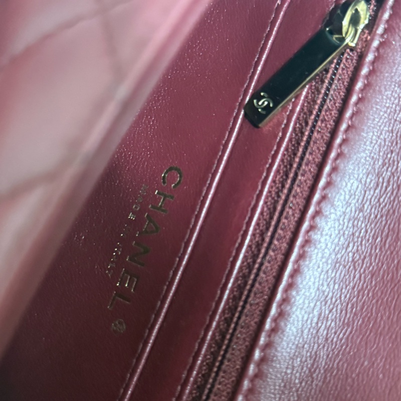 Chanel CF18 經典款 酒紅 香奈兒-15