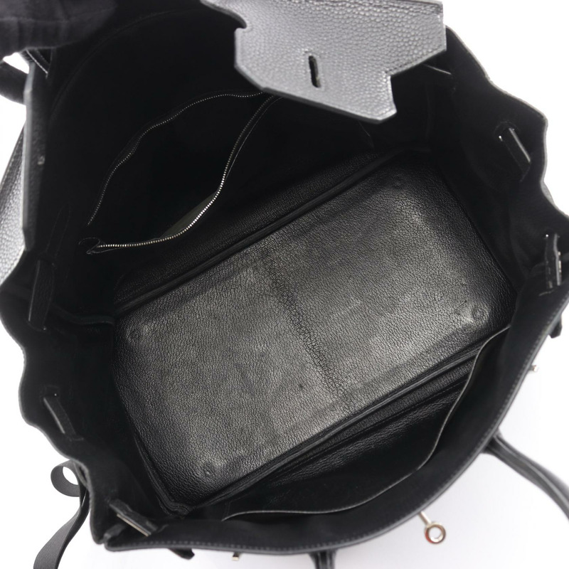 愛馬仕 Birkin 35 手提包，Togo 皮革，黑色，二手，女士，帶五金配件-2