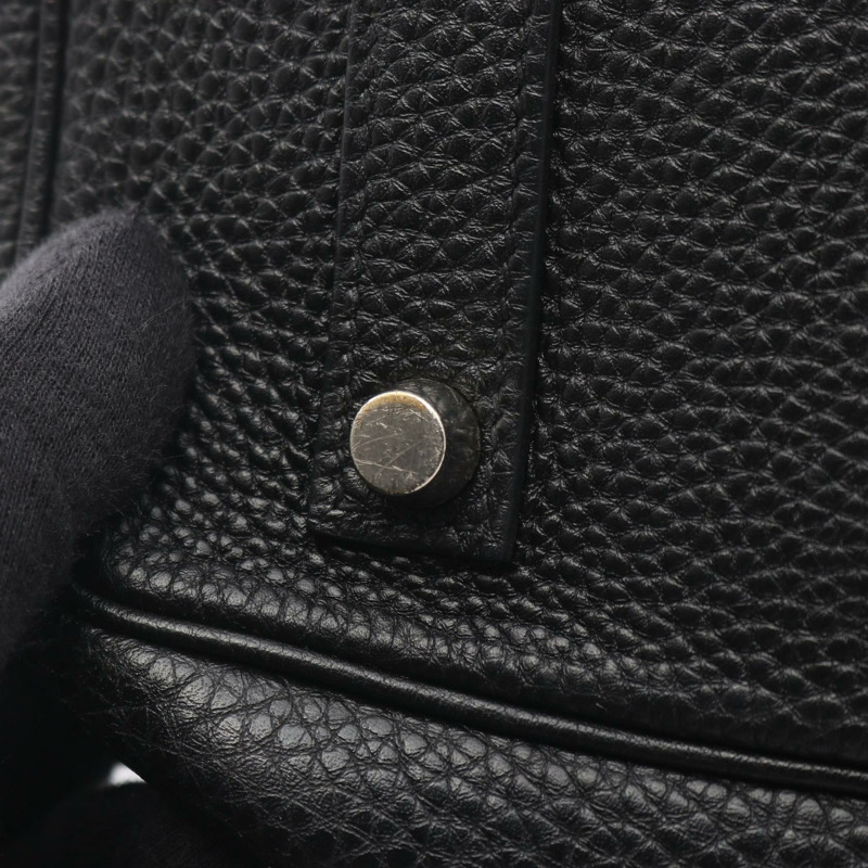 愛馬仕 Birkin 35 手提包，Togo 皮革，黑色，二手，女士，帶五金配件-9