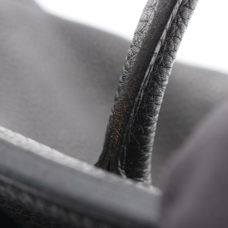 愛馬仕 Birkin 35 手提包，Togo 皮革，黑色，二手，女士，帶五金配件-12