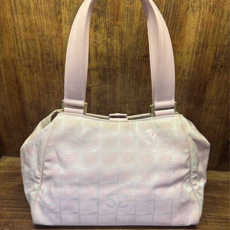 Chanel 粉色手提包-2