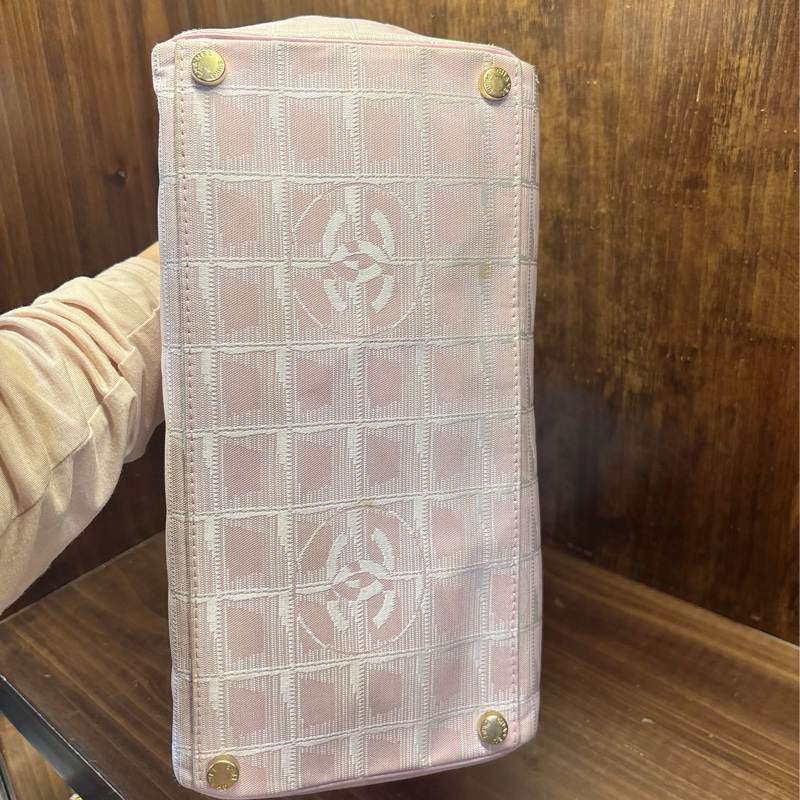 Chanel 粉色手提包-3