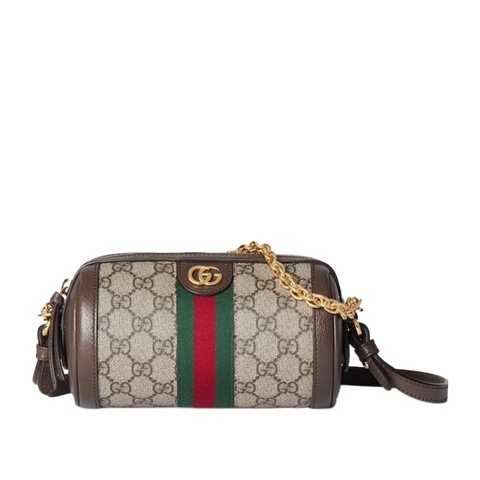 Gucci 女士 OPHIDIA 迷你單肩包均碼碼MINI、18.5cm*10cm*10cm