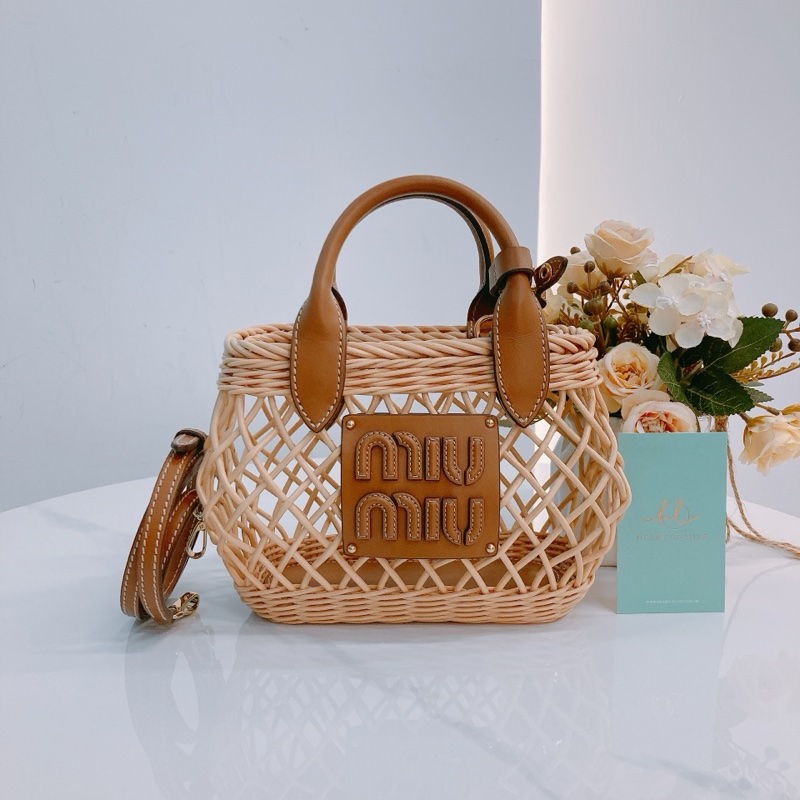 MS0527 MIU MIU 藤籃兩用包包WOVEN BASKET HANDBAG-0