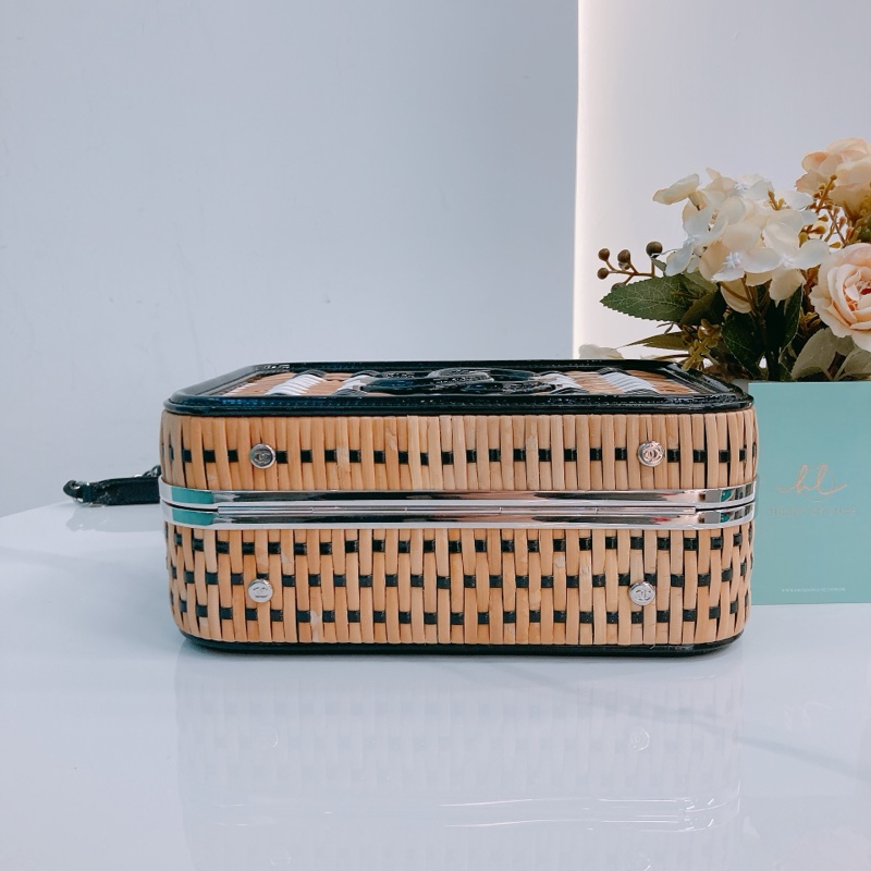 MS0528 CHANEL 香奈兒中號藤籃化妝兩用包包CC FILIGREE VANITY CASE MEDIUM RATTAN WICKER NATURAL-4