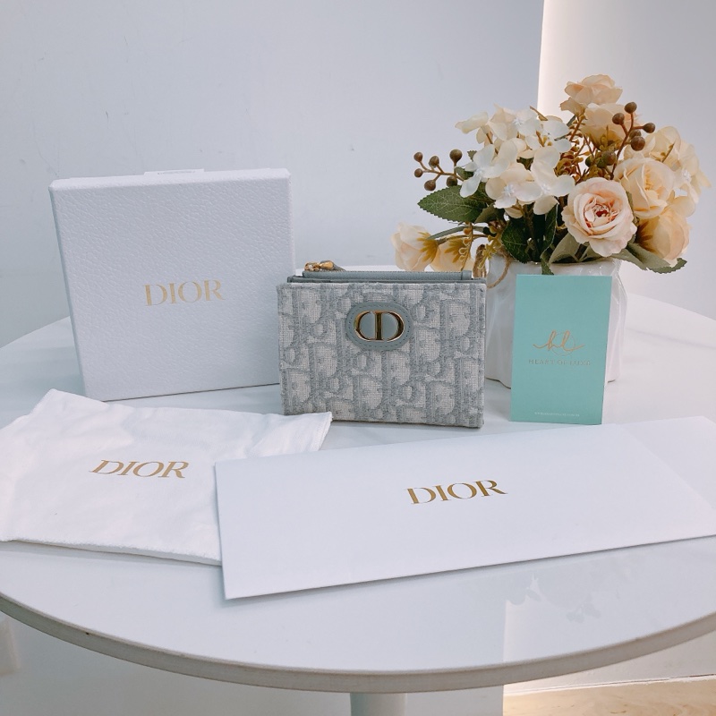 MS0529 CHRISTIAN DIOR 迪奧經典花紋兩摺拉鍊銀包30 MONTAIGNE DAHLIA WALLET OBLIQUE-10