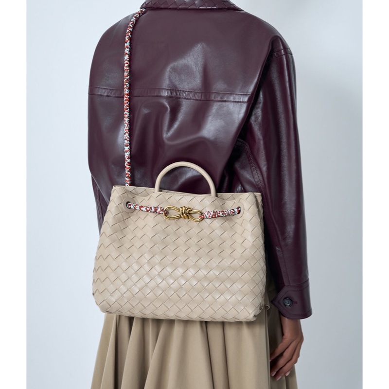 Bottega Veneta 女士 小號 Andiamo 手提包均碼碼小號、20cm*10cm*25cm-4