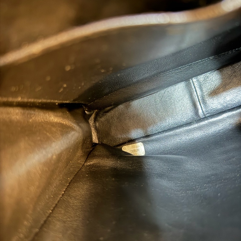 Chanel 香奈兒 雙子星 Kelly Shoulder 單肩 黑金 羊皮-14