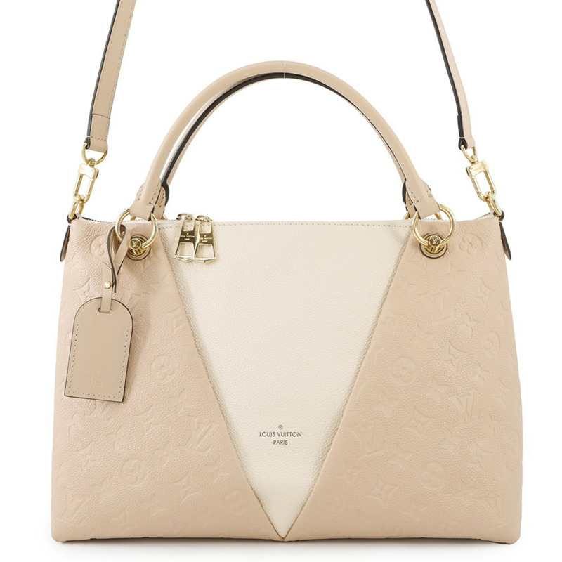 Louis Vuitton Monogram Empreinte V Tote 中型包,2 向肩背包-0