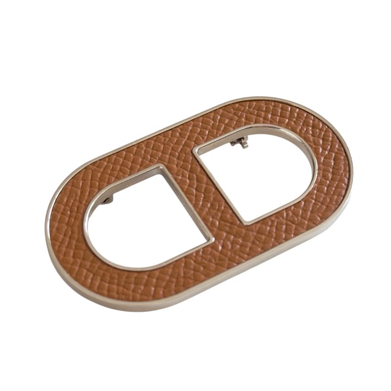 HERMES Chaine d'Ancre 豬鼻子🐽 胸針-2