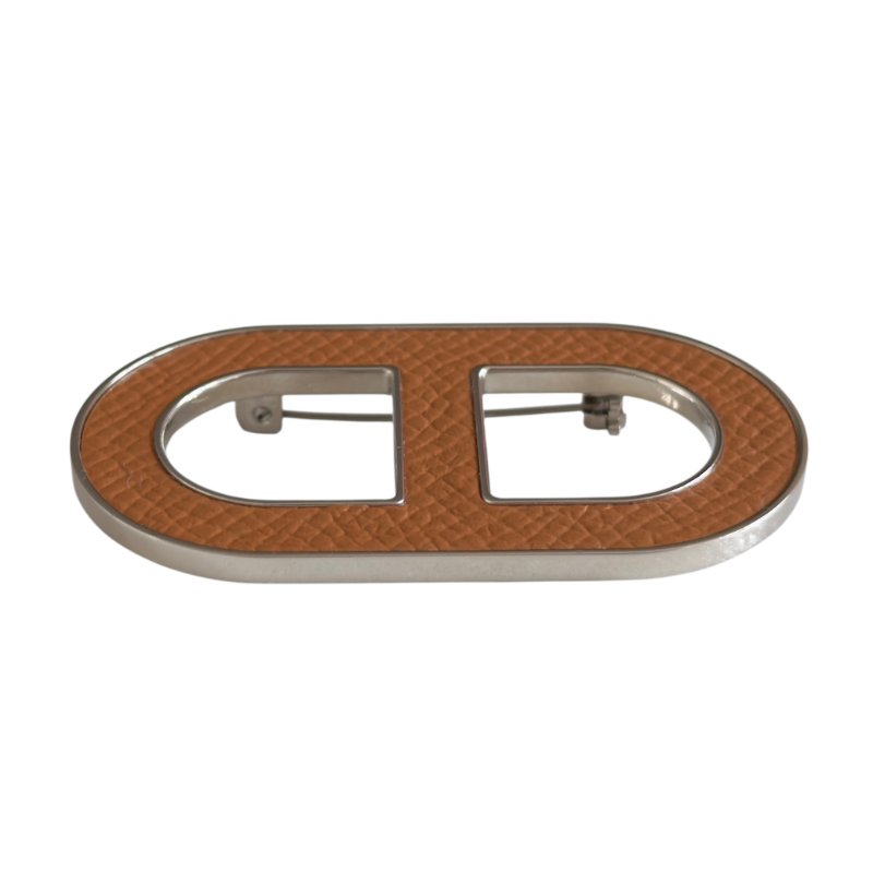 HERMES Chaine d'Ancre 豬鼻子🐽 胸針-4