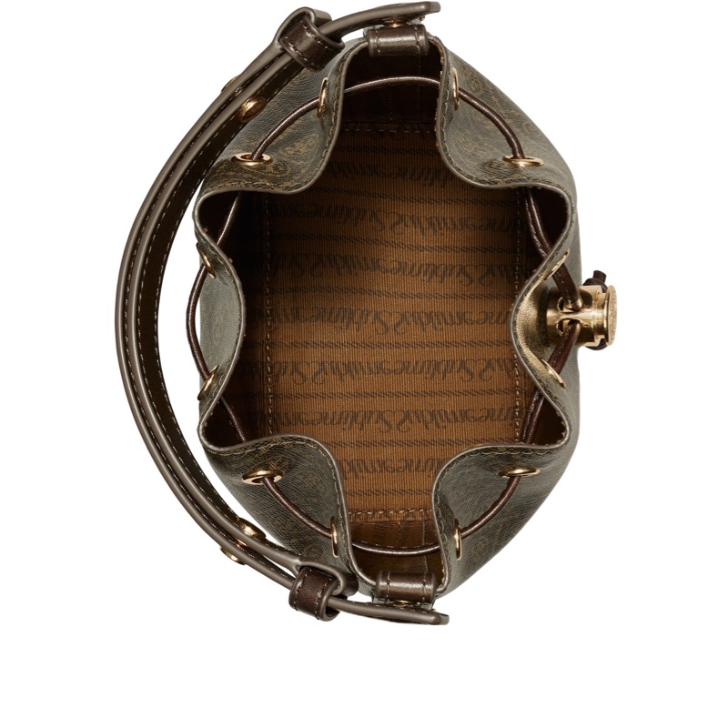 Tory Burch 女士 T Monogram 迷你水桶包均碼碼14cm*9.2cm*18cm-3