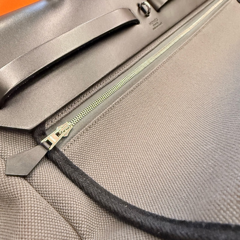 「近全新」2025入,愛馬仕herbag39石板灰-10