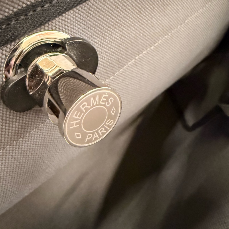 「近全新」2025入,愛馬仕herbag39石板灰-13