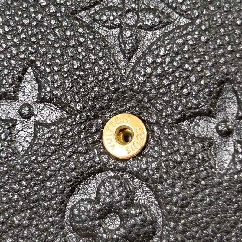 Louis Vuitton LV Felicie Pochette 黑壓紋三合一鏈條包 晶片款-23