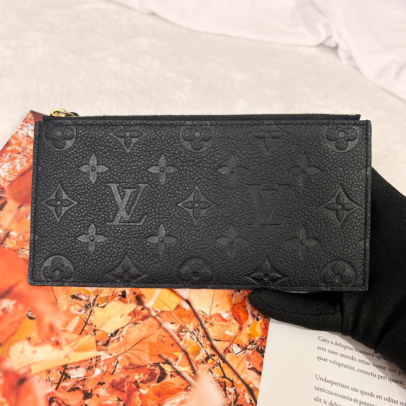 Louis Vuitton LV Felicie Pochette 黑壓紋三合一鏈條包 晶片款-30