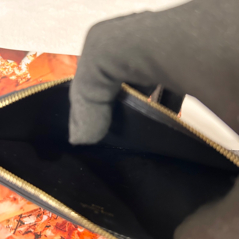 Louis Vuitton LV Felicie Pochette 黑壓紋三合一鏈條包 晶片款-33