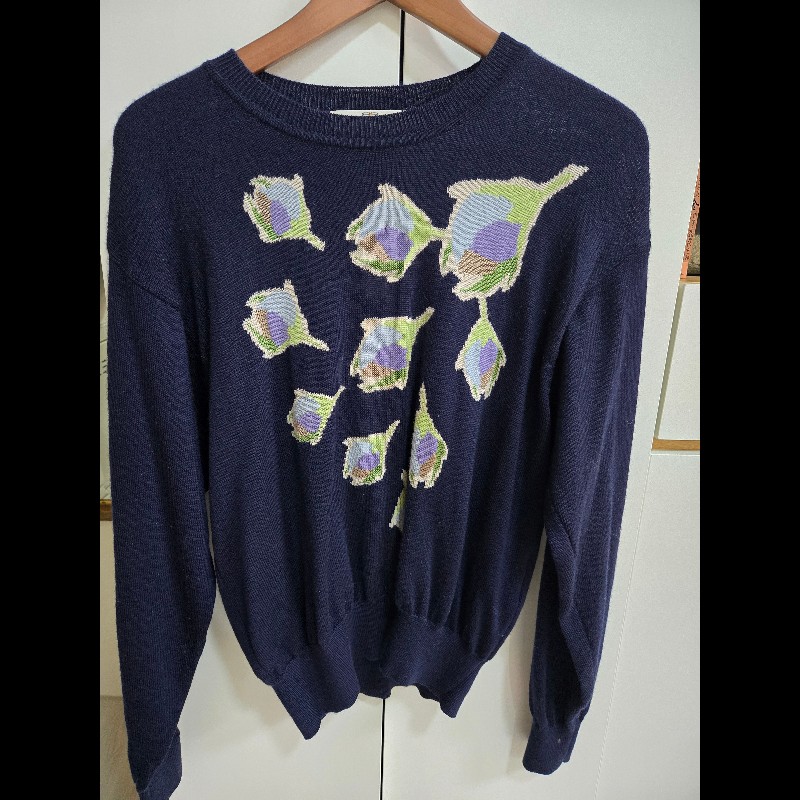 巴黎世家🎉Balenciaga 精典花朵長袖毛衣-0