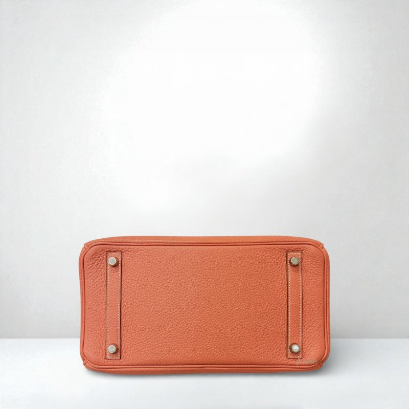 HERMES包包 I5火烈鳥粉色Togo銀釦柏金30cm-4