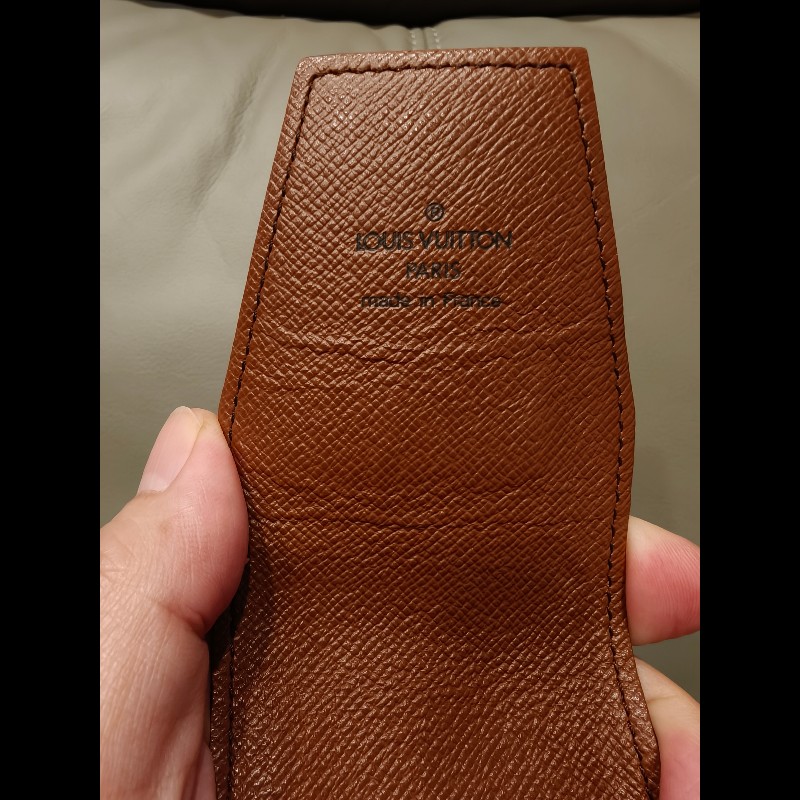 日本帶回中古LV老花煙盒,使用狀況良好,絕版品-6