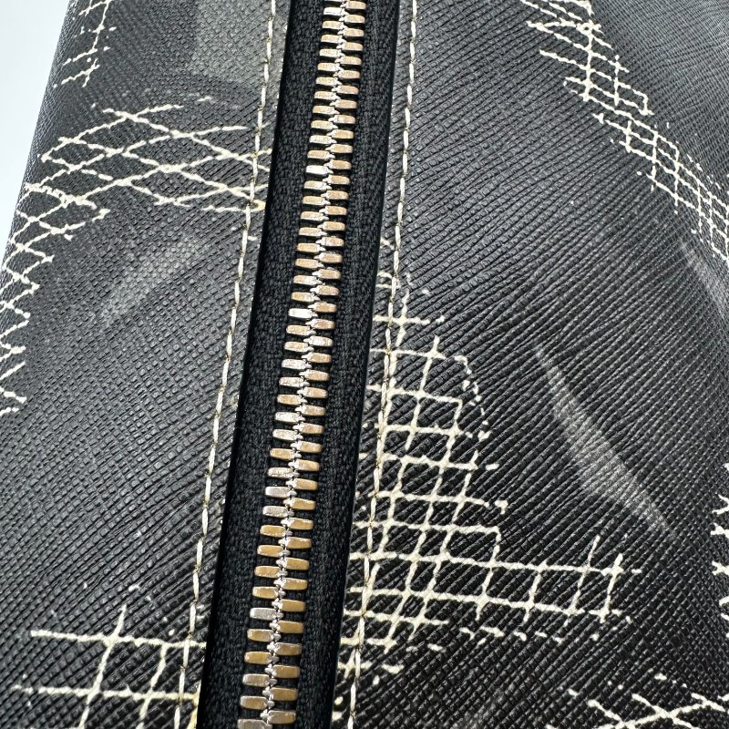 【美收精品】BURBERRY 黑色花紋腰包 C-148【隔月月中將轉賣至日本 上架期限30天】-13