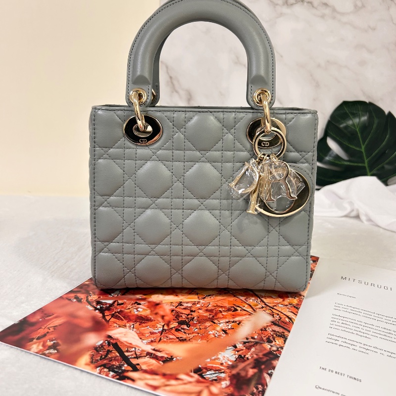 Lady Dior My ABCDior 小型包款 Cannage 籐格紋縫線 2023年-5