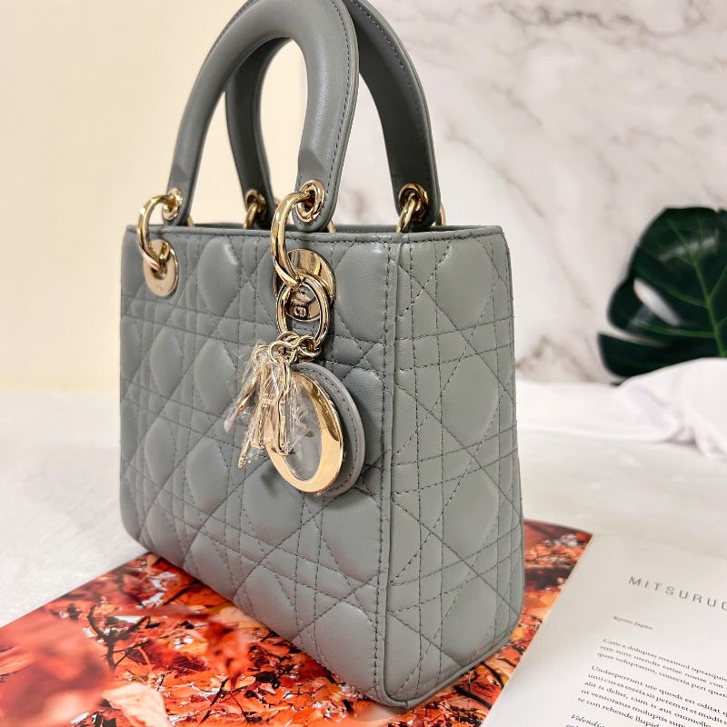 Lady Dior My ABCDior 小型包款 Cannage 籐格紋縫線 2023年-6