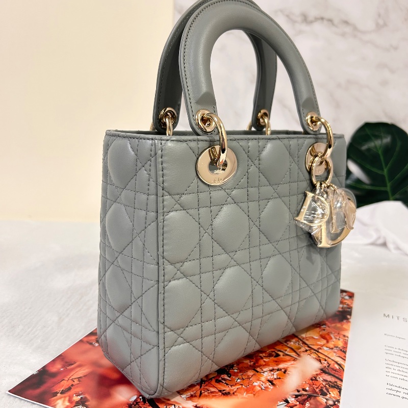 Lady Dior My ABCDior 小型包款 Cannage 籐格紋縫線 2023年-10