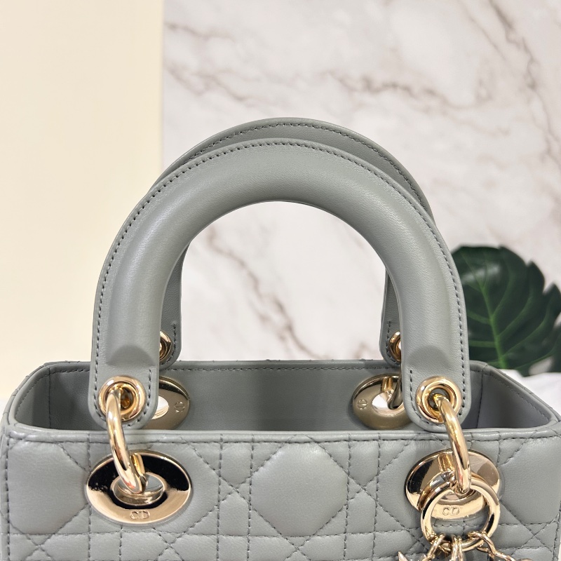 Lady Dior My ABCDior 小型包款 Cannage 籐格紋縫線 2023年-12