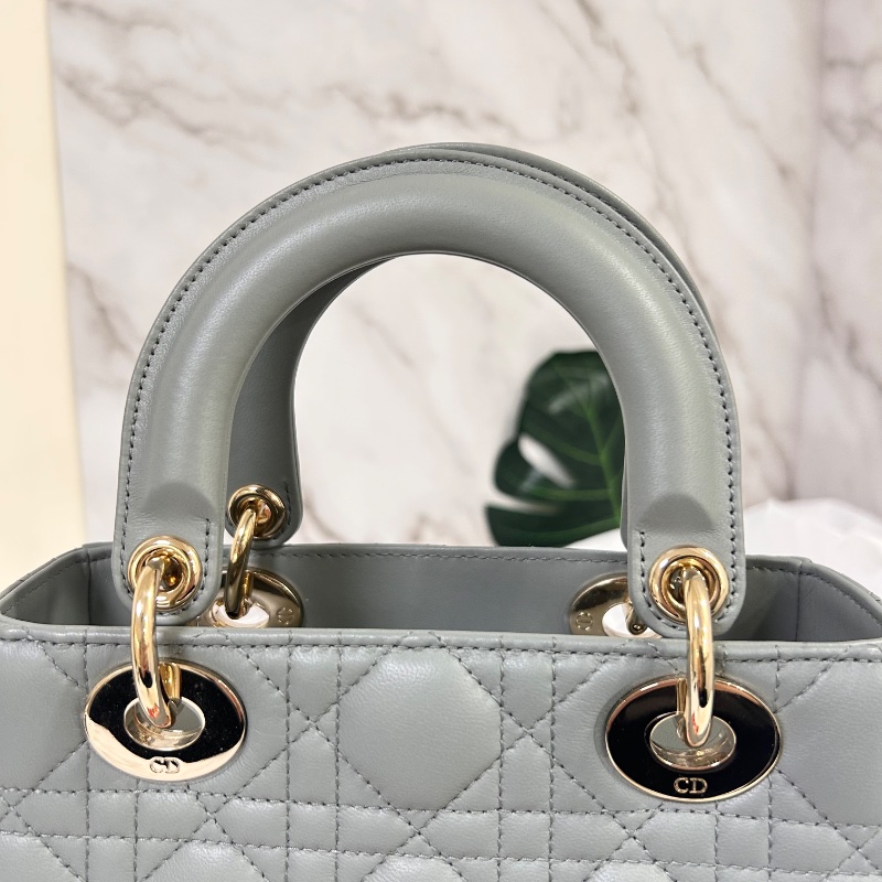 Lady Dior My ABCDior 小型包款 Cannage 籐格紋縫線 2023年-13