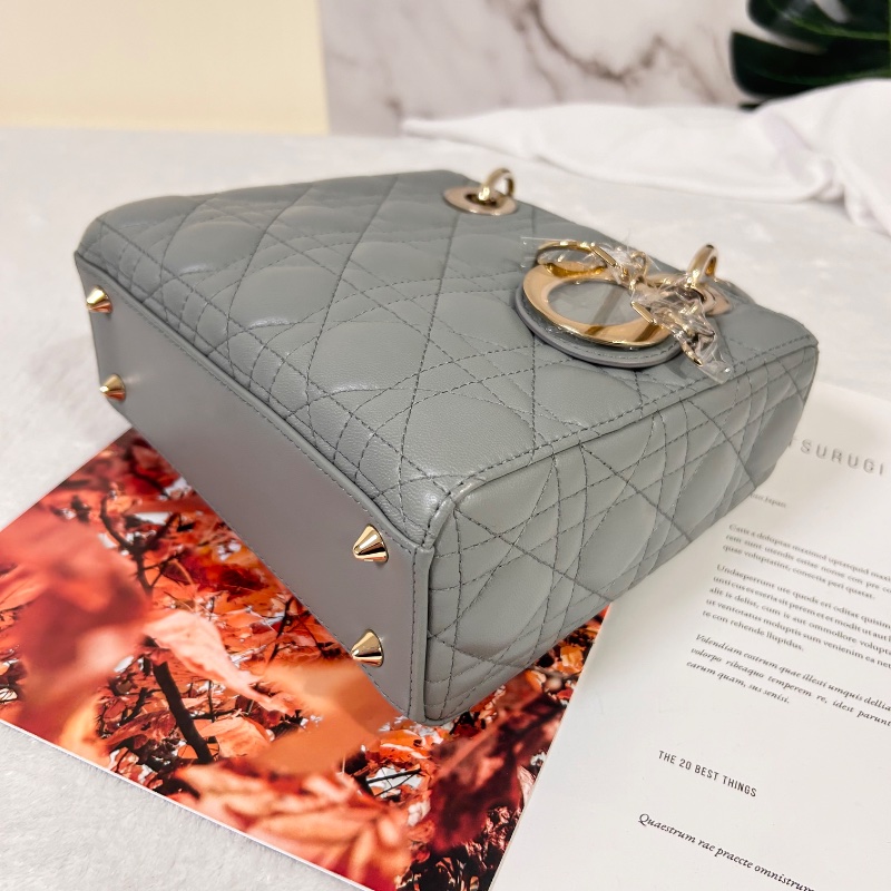 Lady Dior My ABCDior 小型包款 Cannage 籐格紋縫線 2023年-17