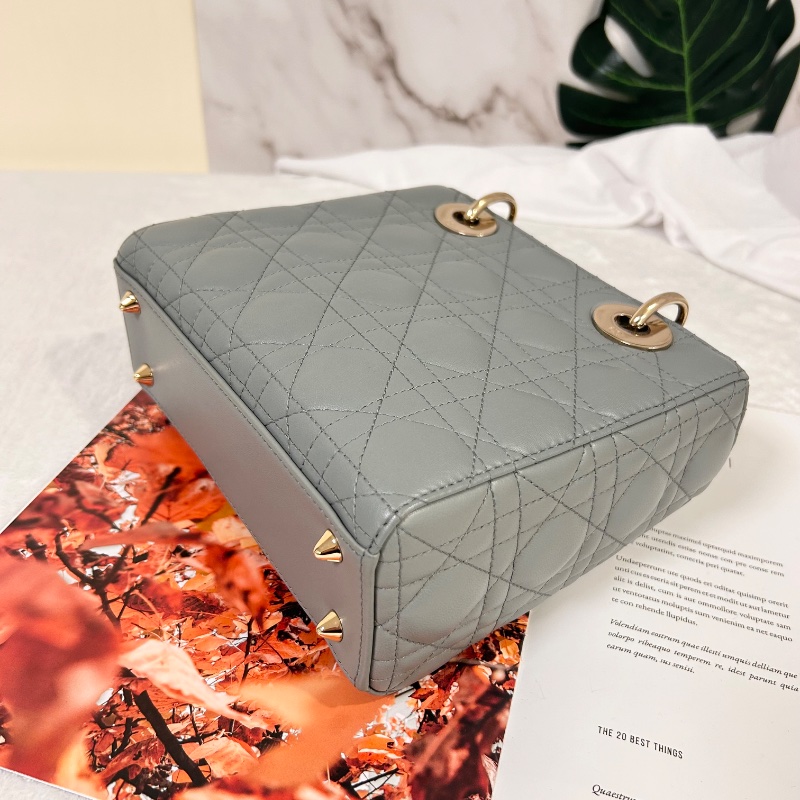 Lady Dior My ABCDior 小型包款 Cannage 籐格紋縫線 2023年-19