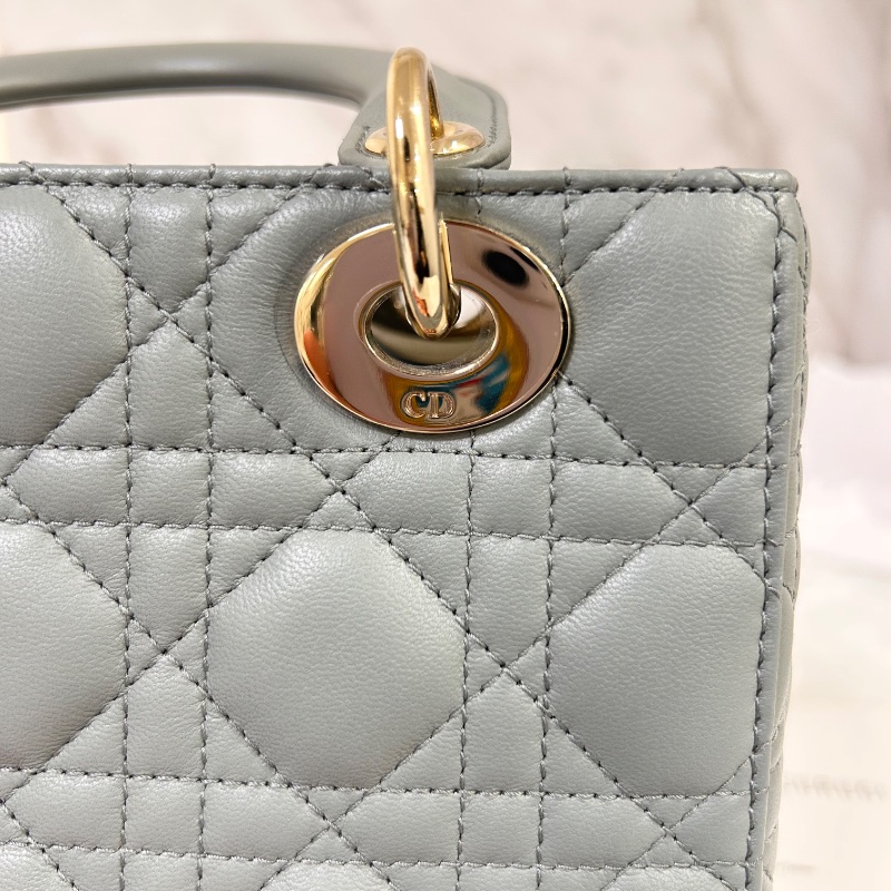 Lady Dior My ABCDior 小型包款 Cannage 籐格紋縫線 2023年-20