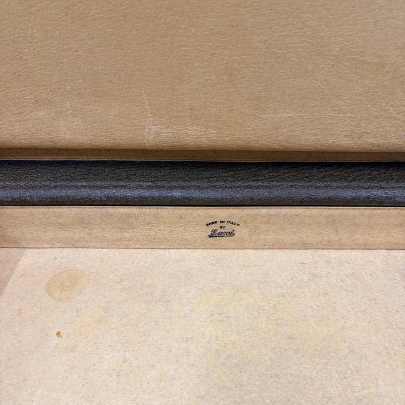 Gucci 手提行李箱 公事包 GG logo 收藏品-9