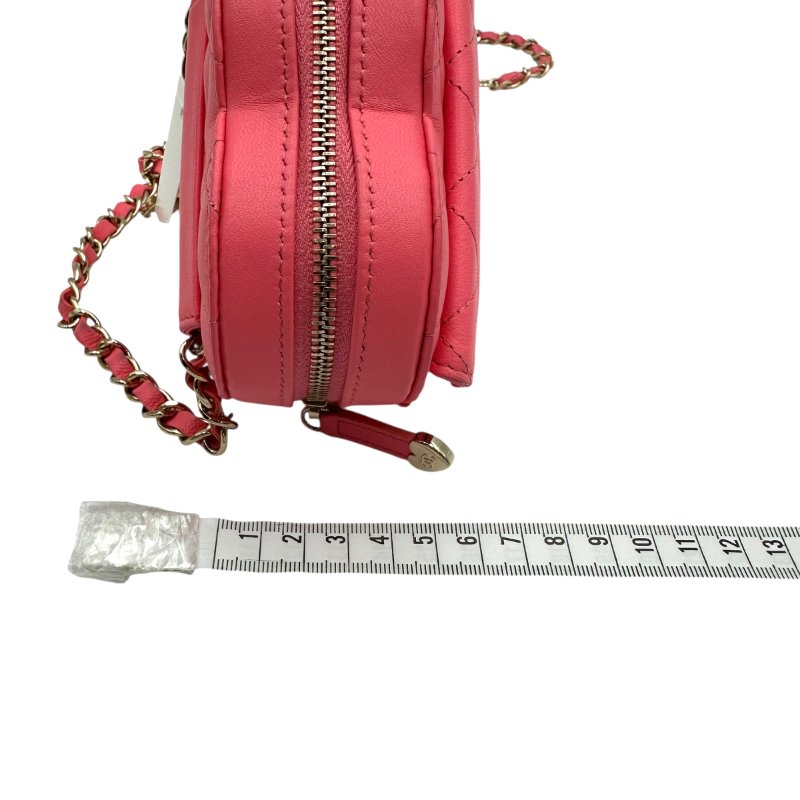 【美收精品】CHANEL 粉色心型小包 C-154【隔月月中將轉賣至日本 上架期限30天】-14