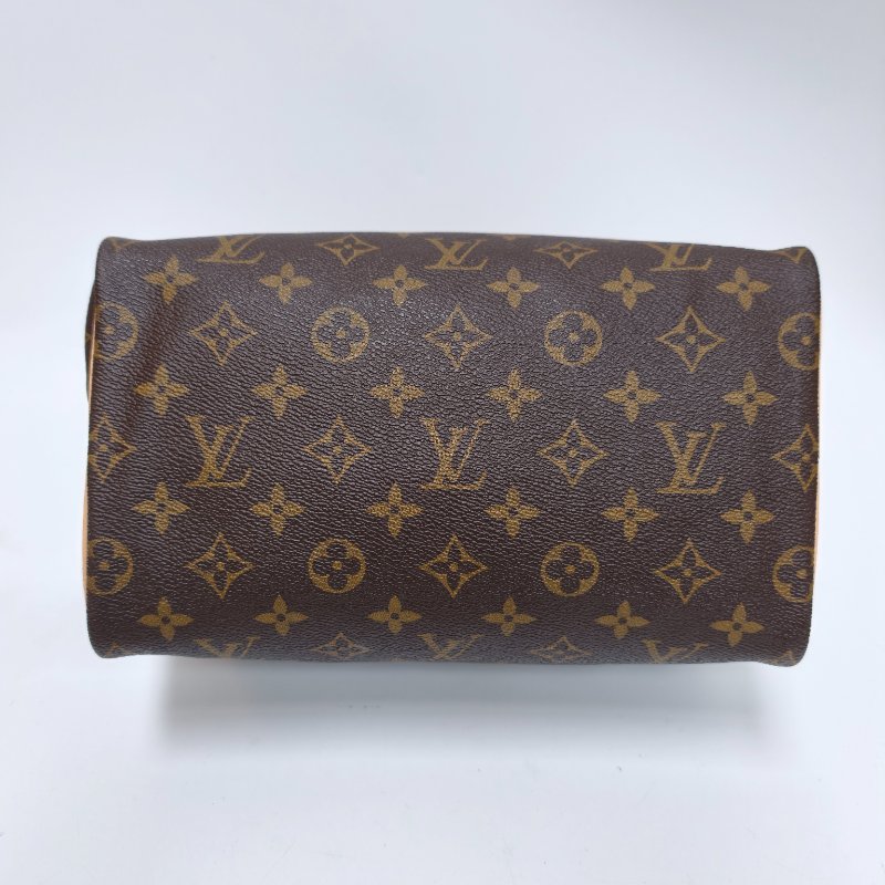 路易威登speedy25老花肩帶款-10