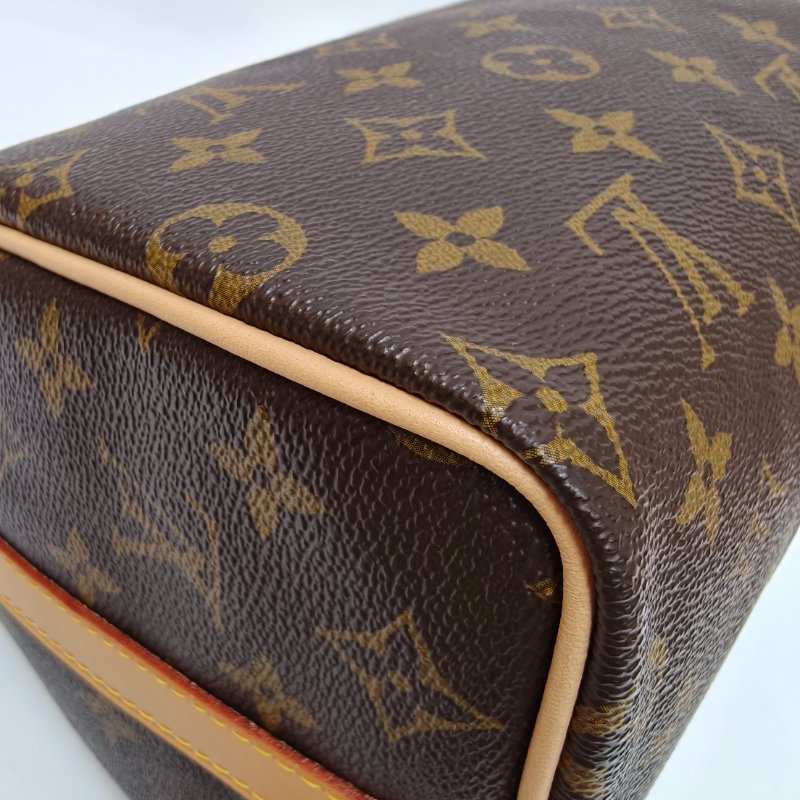 路易威登speedy25老花肩帶款-13