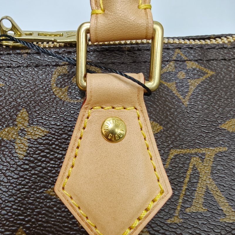 路易威登speedy25老花肩帶款-27
