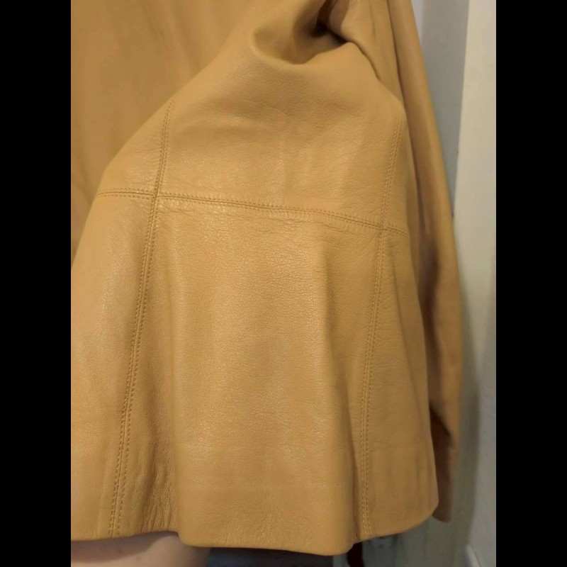 Chanel 駝色羊皮外套-16