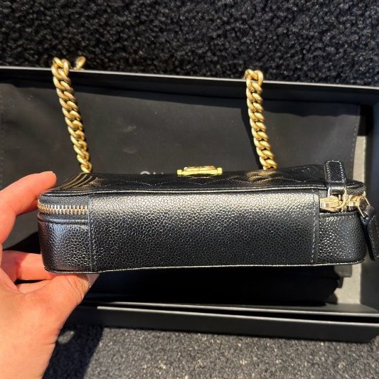 芯片款 香奈兒Leboy WOC黑金-5