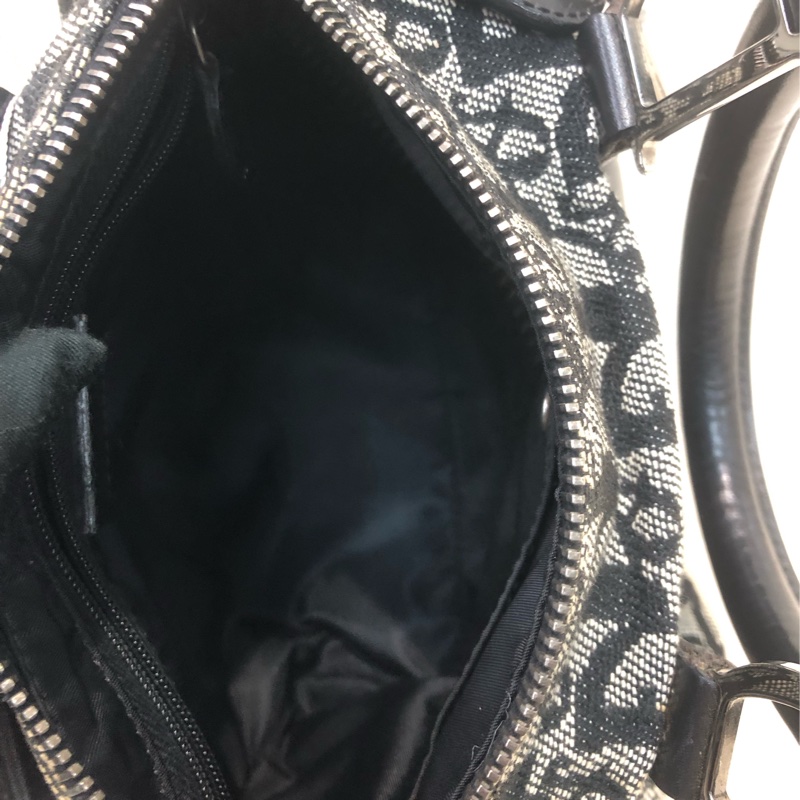 Dior 老花黑色Mini波士頓 XB906-17