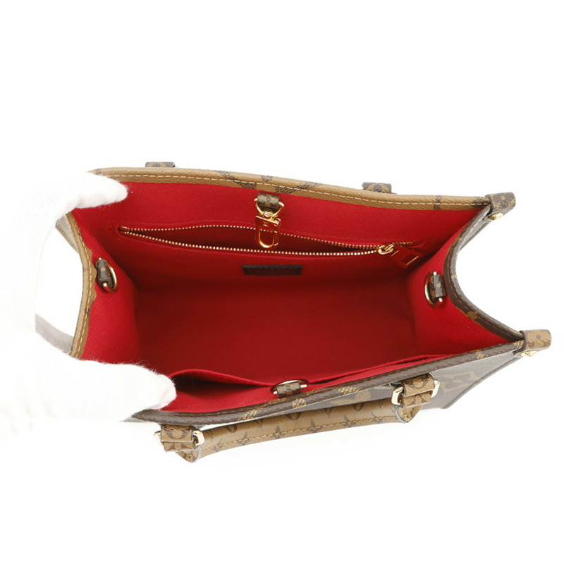 路易威登 Monogram Reverse Giant On-the-Go PM M46373 兩用手提包-5