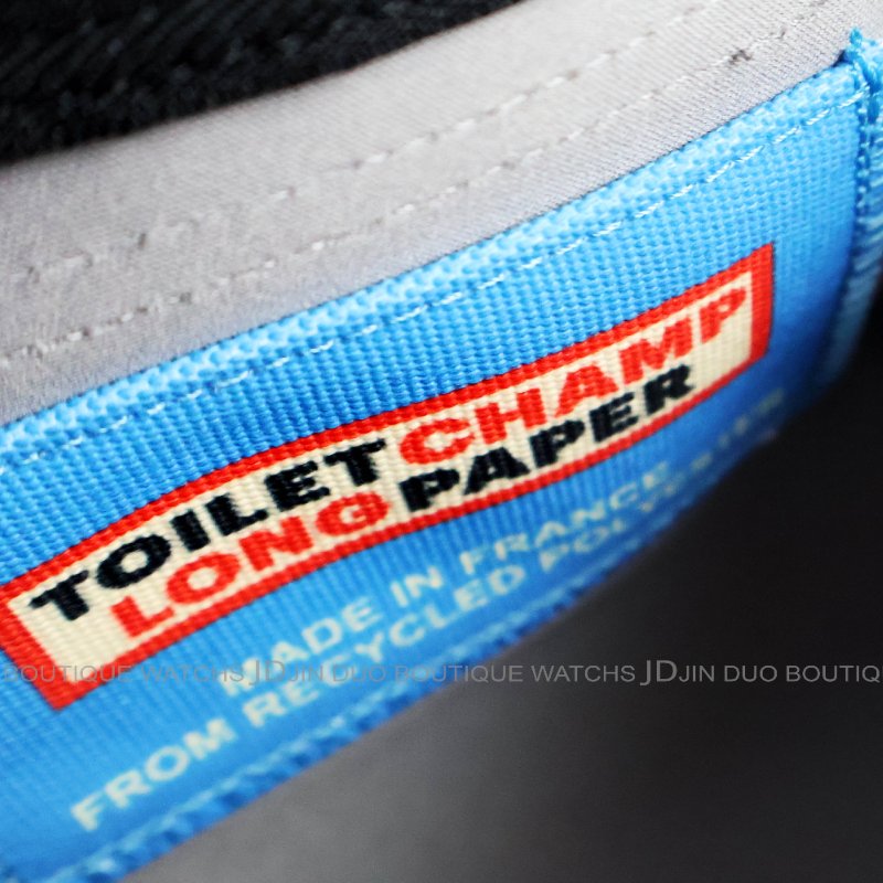 金鐸精品~2502 LONGCHAMP TOILETPAPER聯名系列微笑香蕉圖騰手拿包 全新品-6