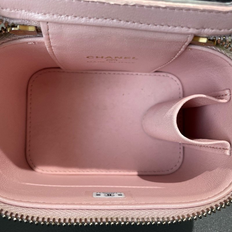 Chanel香奈兒山茶花櫻花粉迷你小盒子化粧盒-14