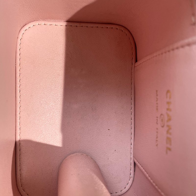 Chanel香奈兒山茶花櫻花粉迷你小盒子化粧盒-15