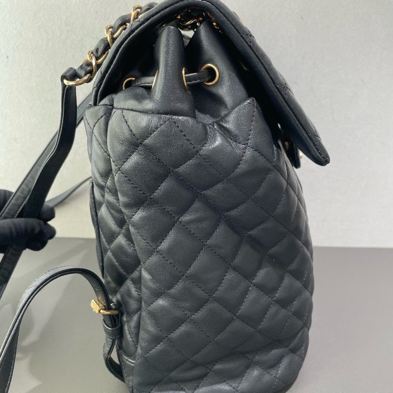 Chanel香奈兒薩爾茨堡黑金雙肩包-3