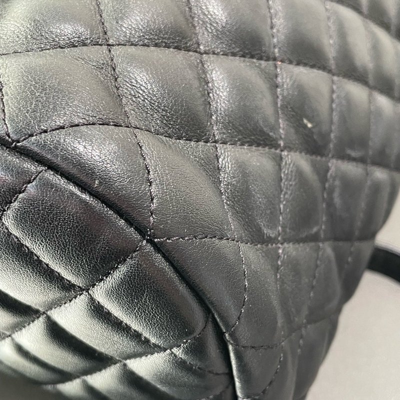 Chanel香奈兒薩爾茨堡黑金雙肩包-9